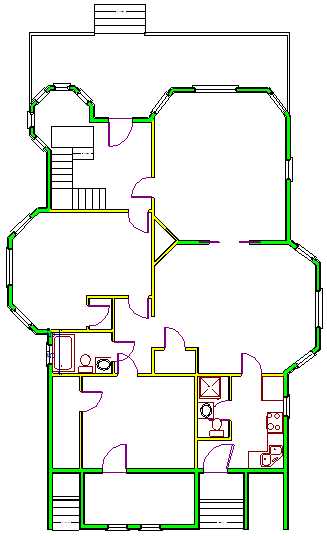 508 West Clark Downsstairs Floorplan