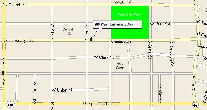 509 W University Map