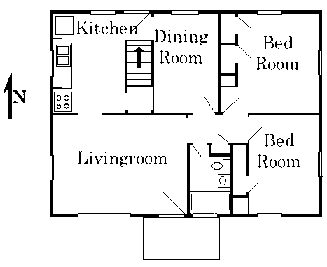 1710 West Clark Street Floor Plan GIF