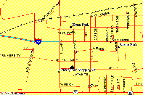 1710 West Clark Street Map GIF